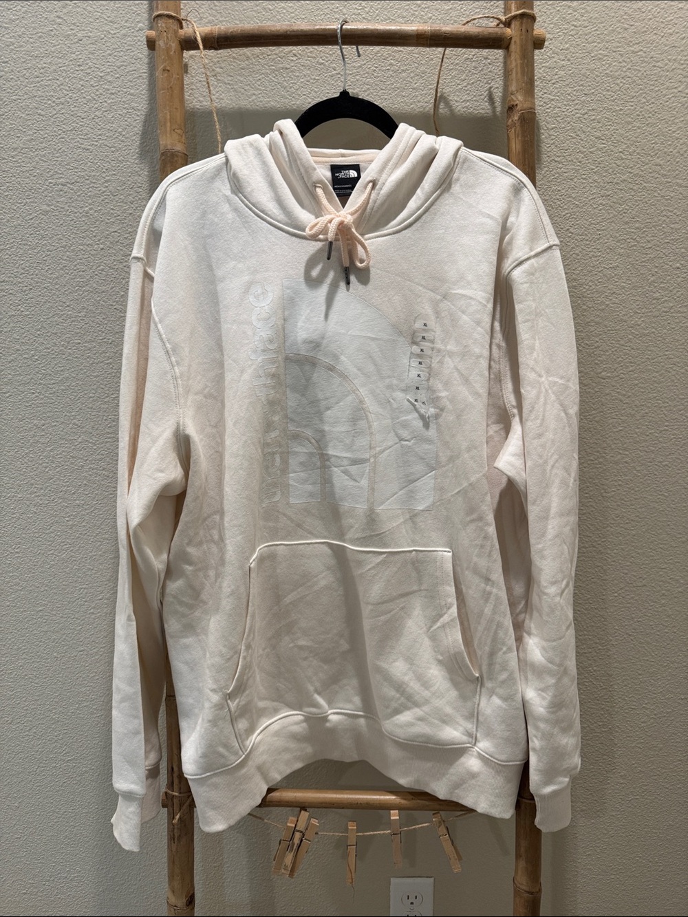 The North Face Women's Cream Hoodie Pullover Sweater